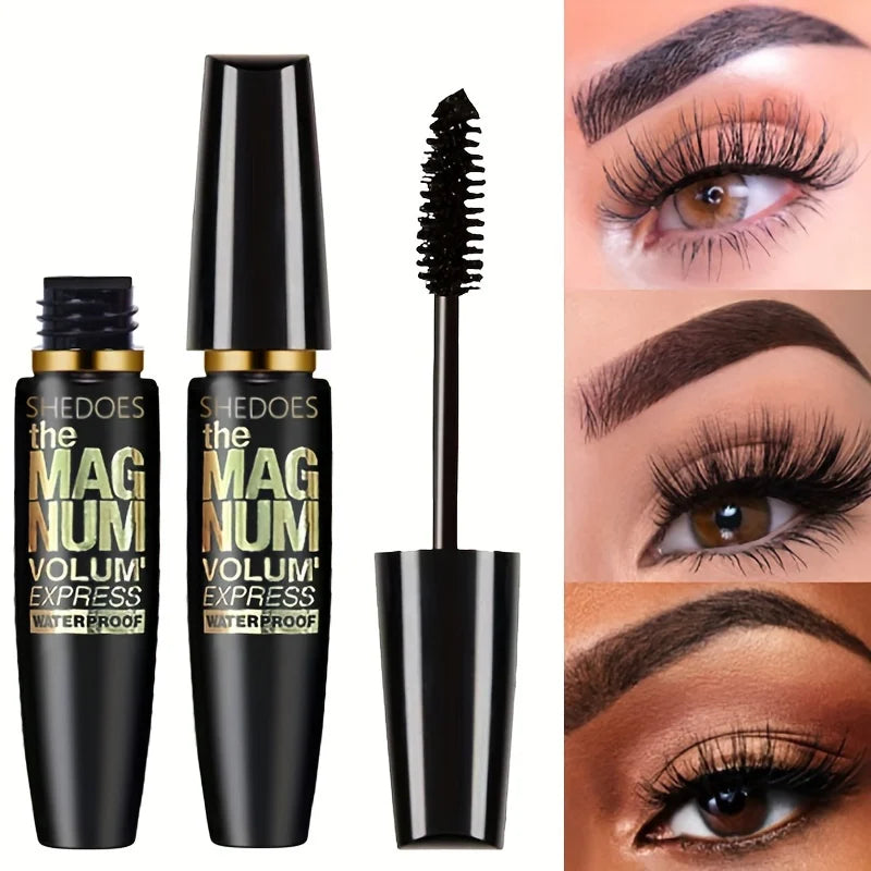 Schwarze Mascara Schönheit Make-up